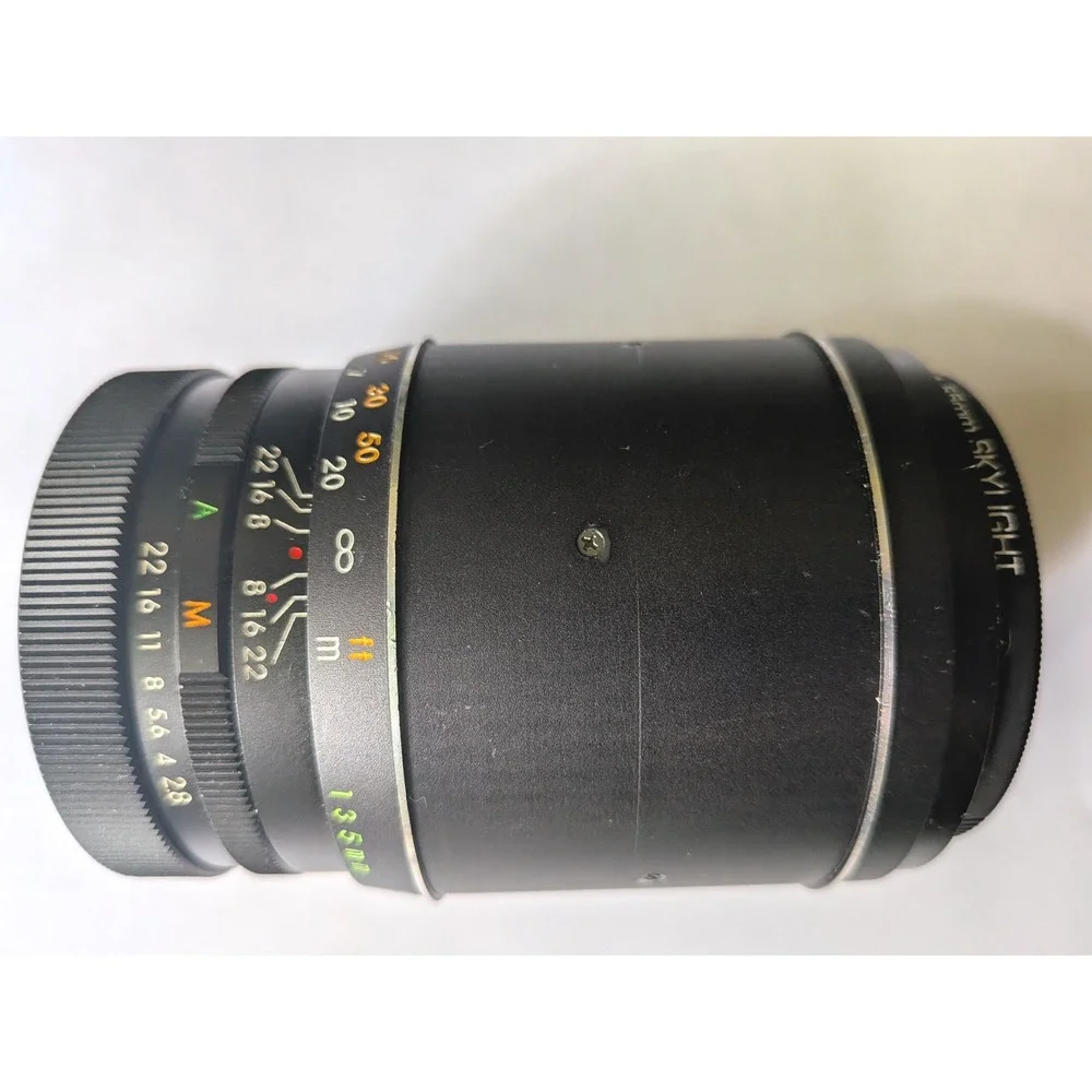 Rolev 135mm f/2.8 Prime Lens Photography Accessory Vintage With Skylight Filter